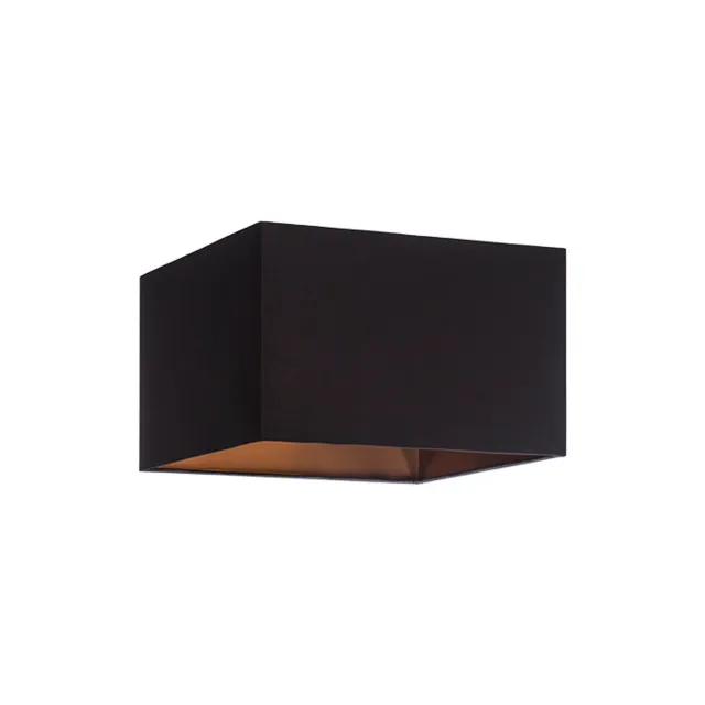 Rendl Tempo 30 abajur negru-cupru 30 cm