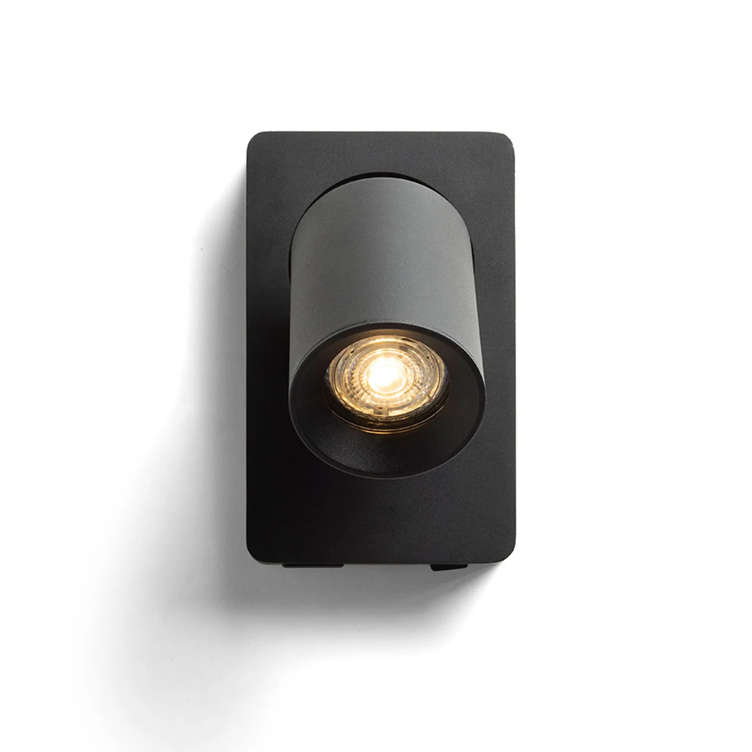 Rendl Voltera aplica perete GU10 USB negru