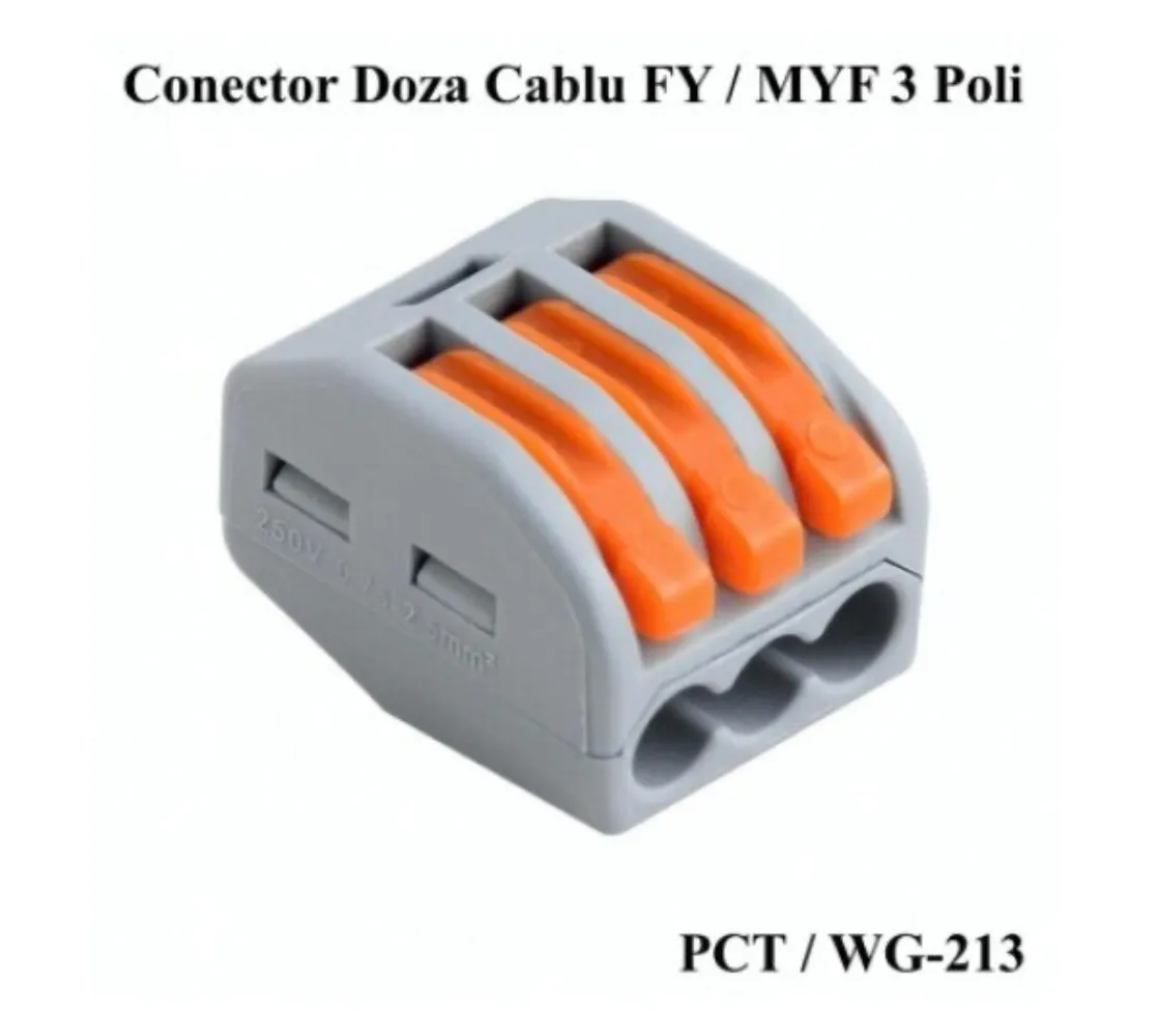 Alessandro Design Conector Electric Rapid 3 Poli 2.5mmp