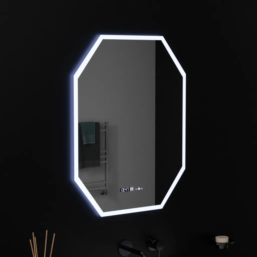 Alessandro Design Hexaluce MotionGlow Marcello oglinda LED 60x80cm dimabila