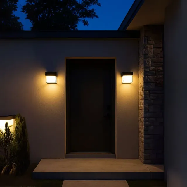 Alessandro Design AMIRA aplica LED exterior neagra