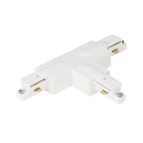 Aurora conector T stanga interior alb monofazat
