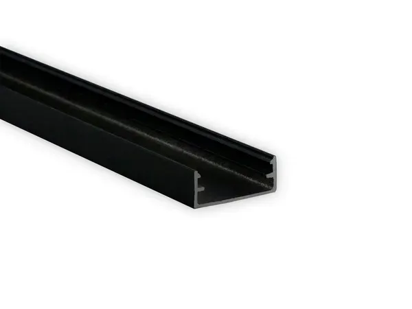 Aurora profil aluminiu banda LED XL negru 2m aplicat