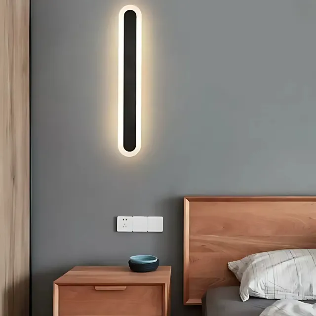 SUHA aplica LED exterior neagra 30cm 4W 4000K IP65