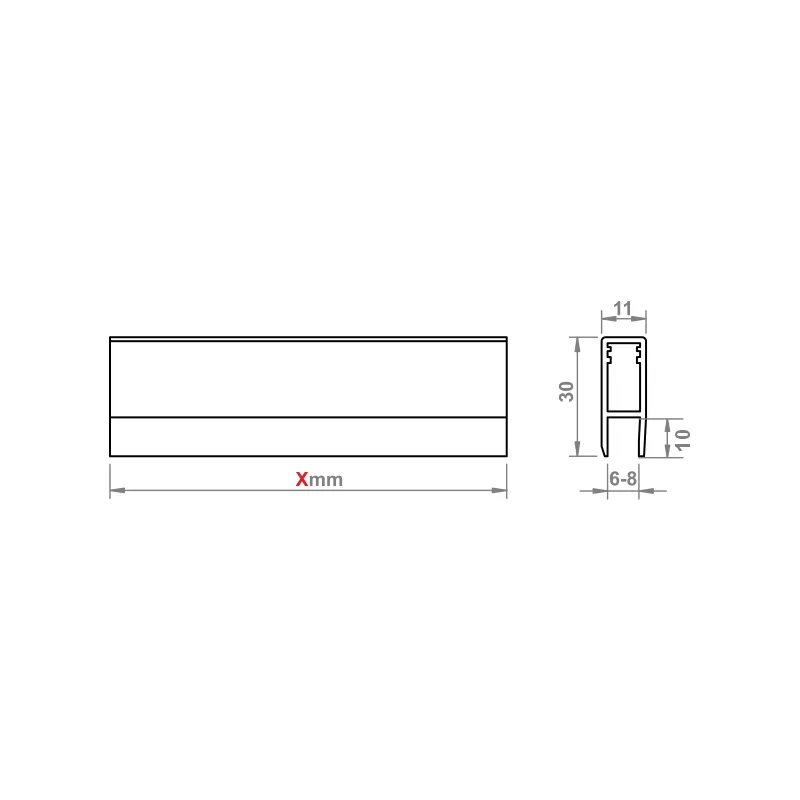 Furnika DFM profil aluminiu pentru bandă LED