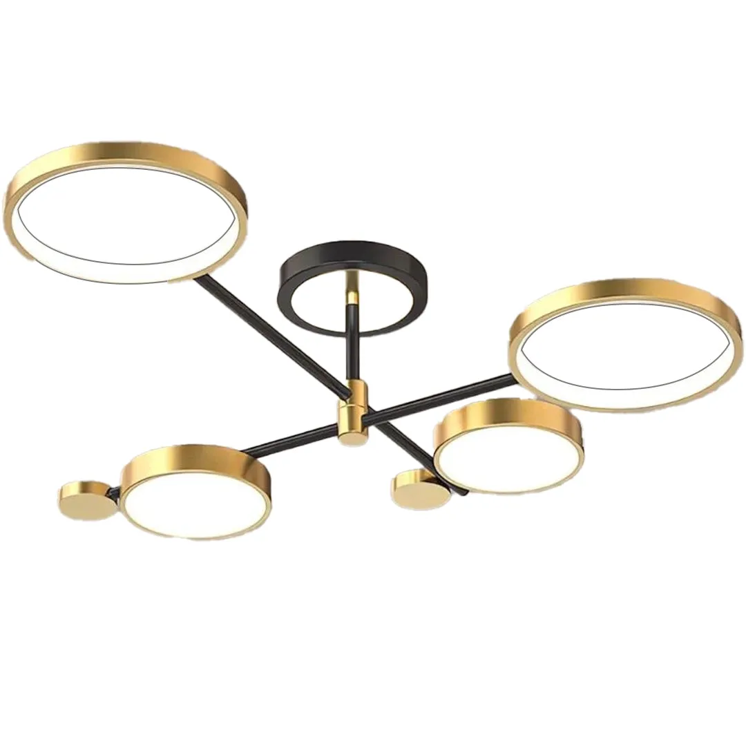 Alessandro Design Maria lustra LED cu telecomanda 22W auriu