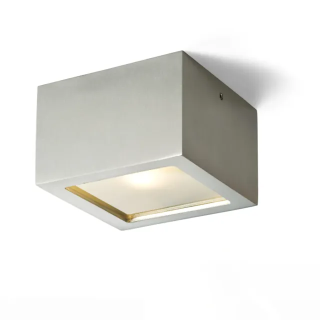 Rendl Deza plafoniera aluminiu sticla satinata