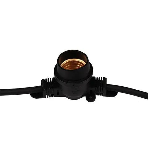 Alessandro Design Garland ghirlanda luminoasa 10xE27 negru 10m
