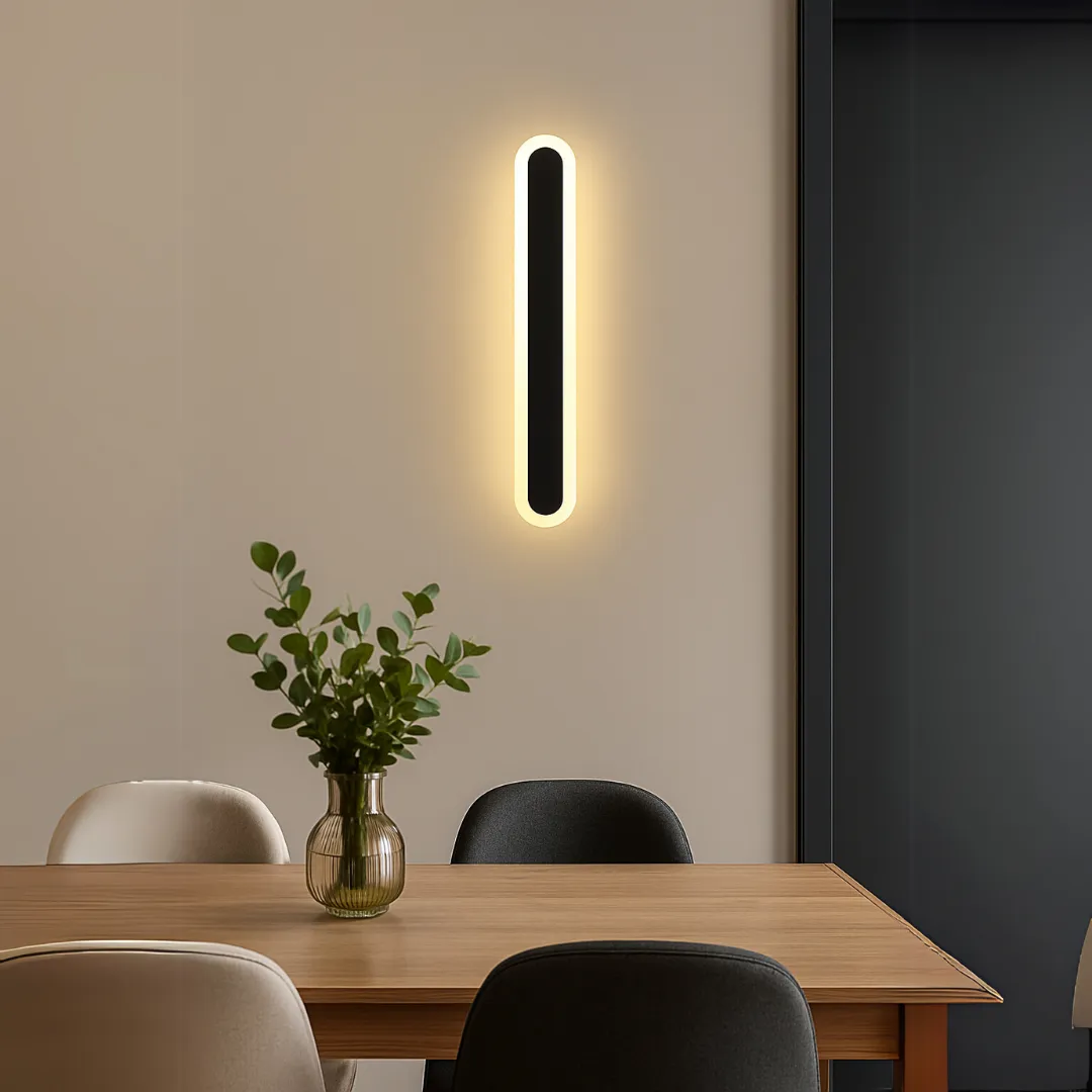 Alessandro Design Suha aplica LED exterior 70cm neagra 10W