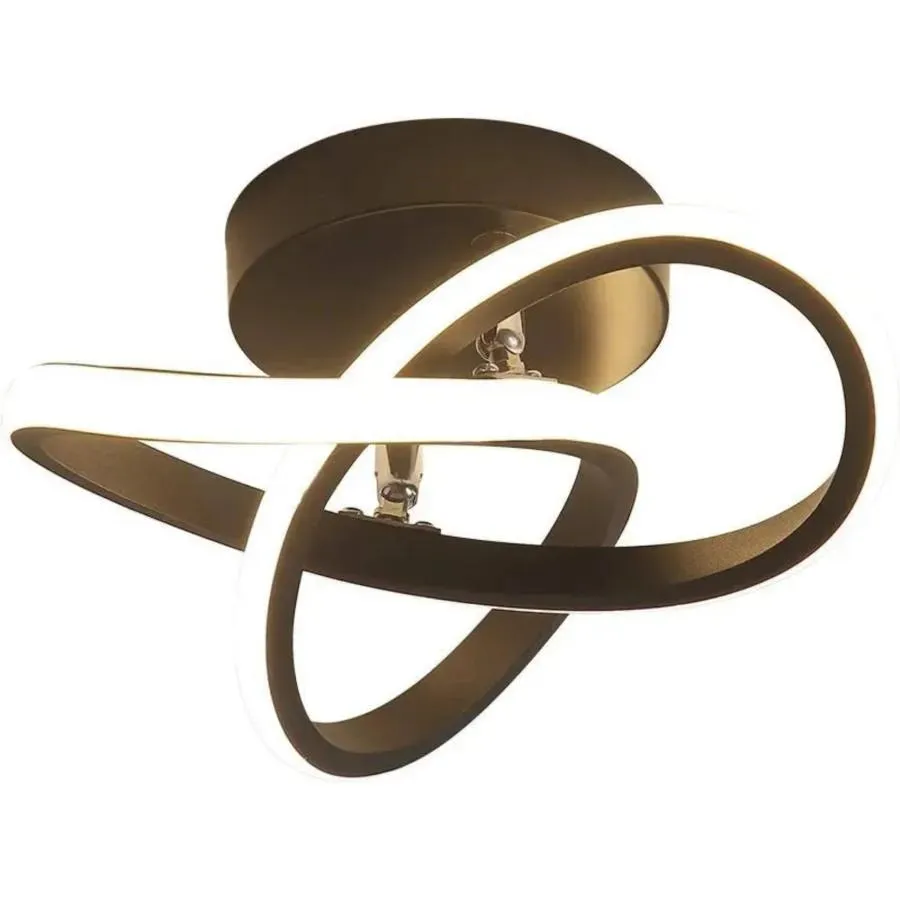 Alessandro Design VERTEX Flow 24W lustra LED neagra