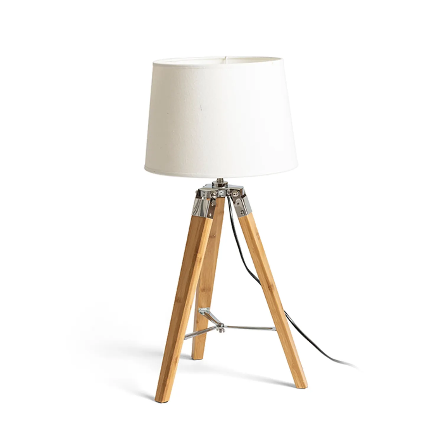 rendl light studio Alvis baza lampa masa bambus E27