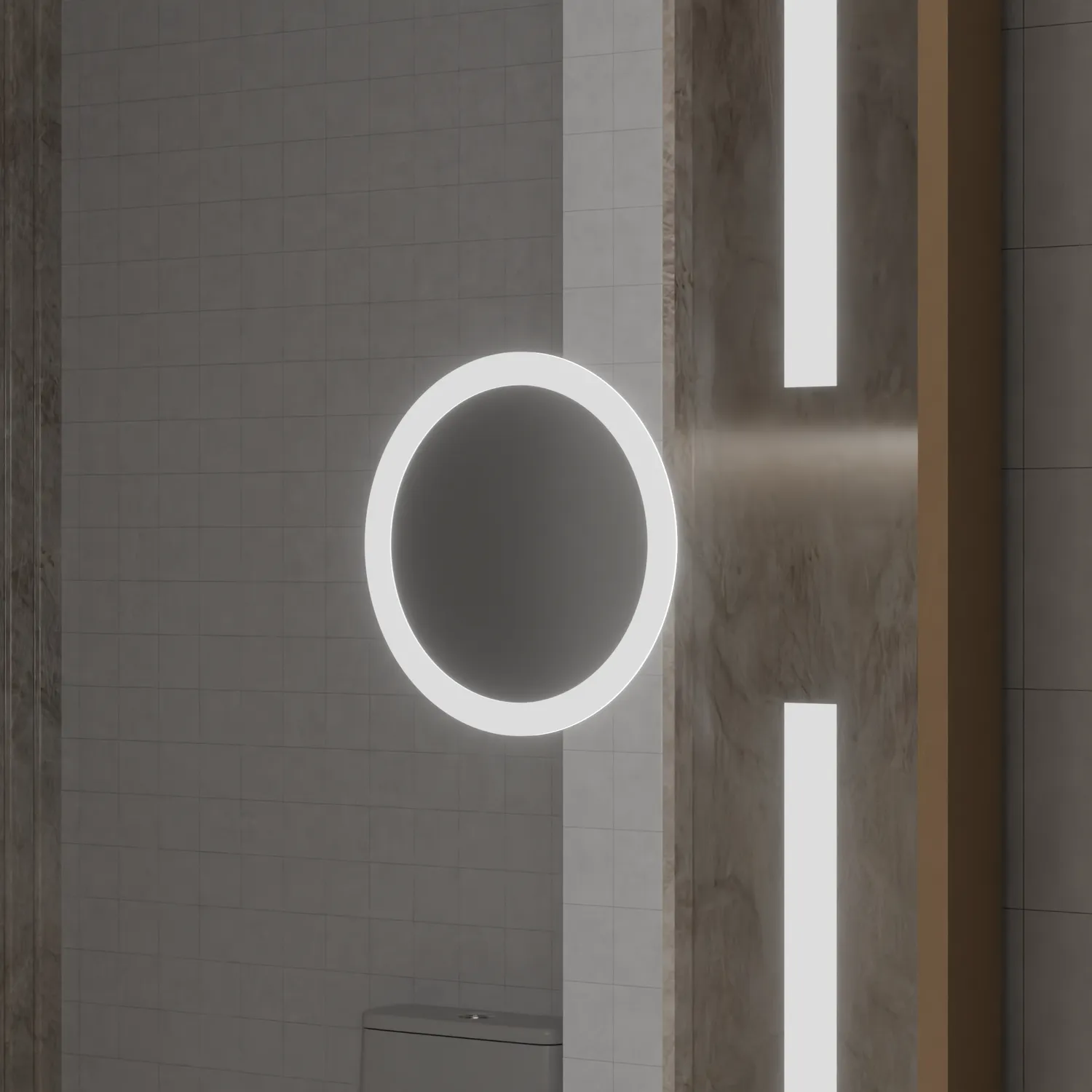 Alessandro Design MotionGlow Sofia 110x65 oglindă LED rose gold