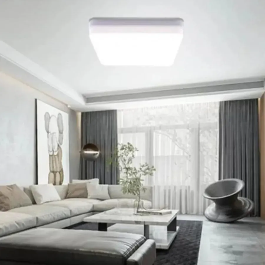 Alessandro Design Cotena plafoniera LED 60W alba patrata IP44