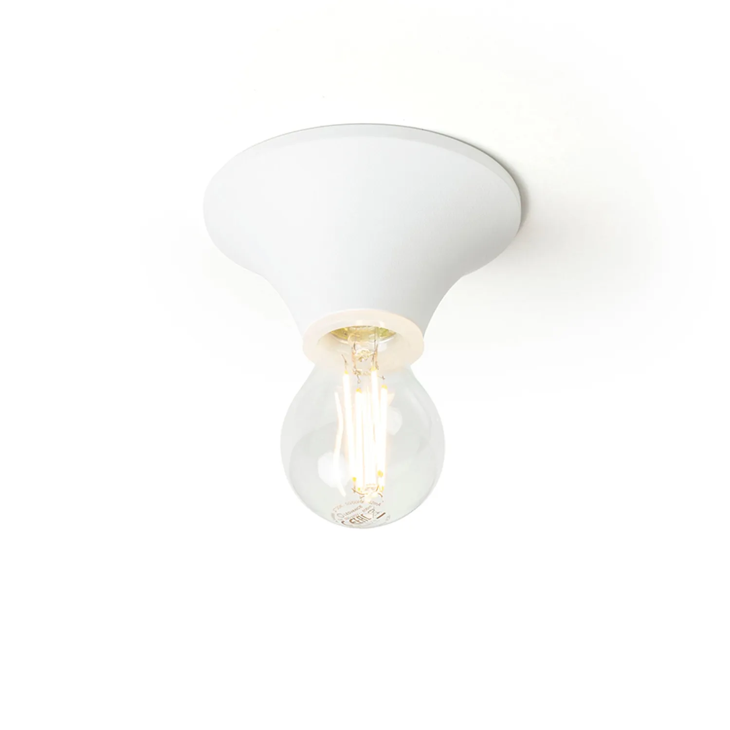 Rendl Light Studio Boy soclu plafon negru plastic E27