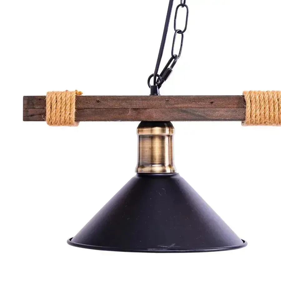 Alessandro Design lustra traditionala 2xE27 maro sfoara