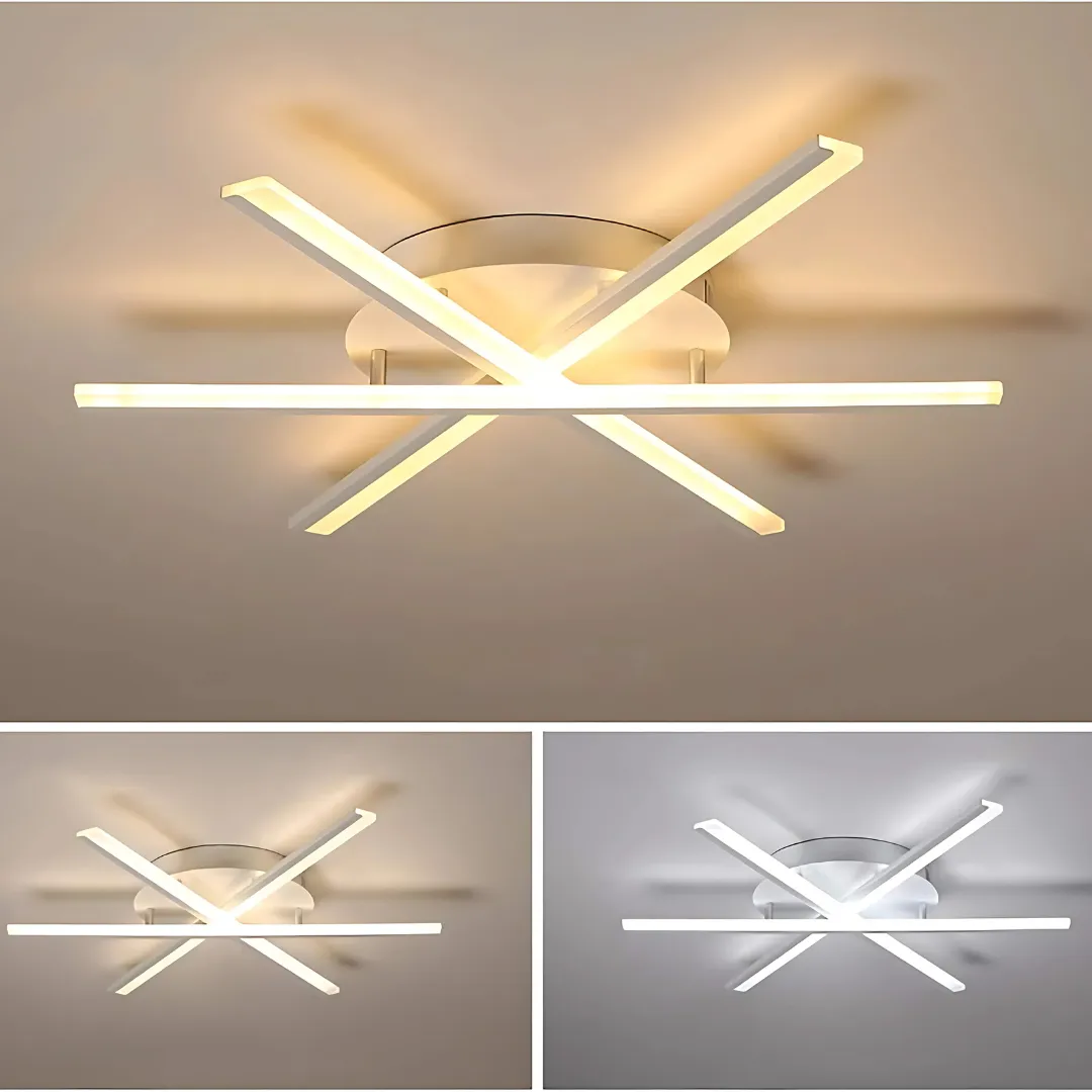 Alessandro Design Zoe lustra LED 40W alba dimabila