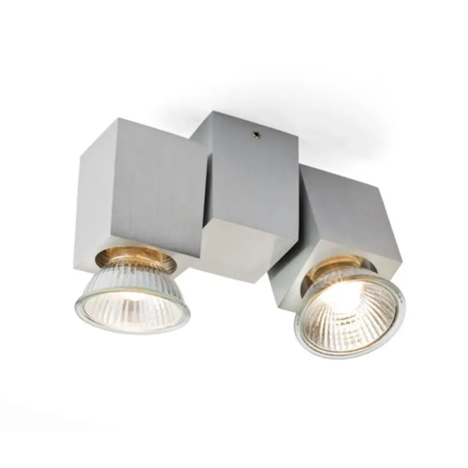 Rendl Marvel II spot aluminiu 2 becuri orientabil