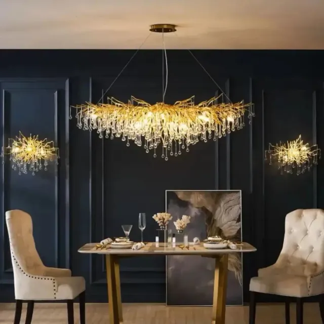 Alessandro Design Kaiser candelabru auriu 13xG9 120cm