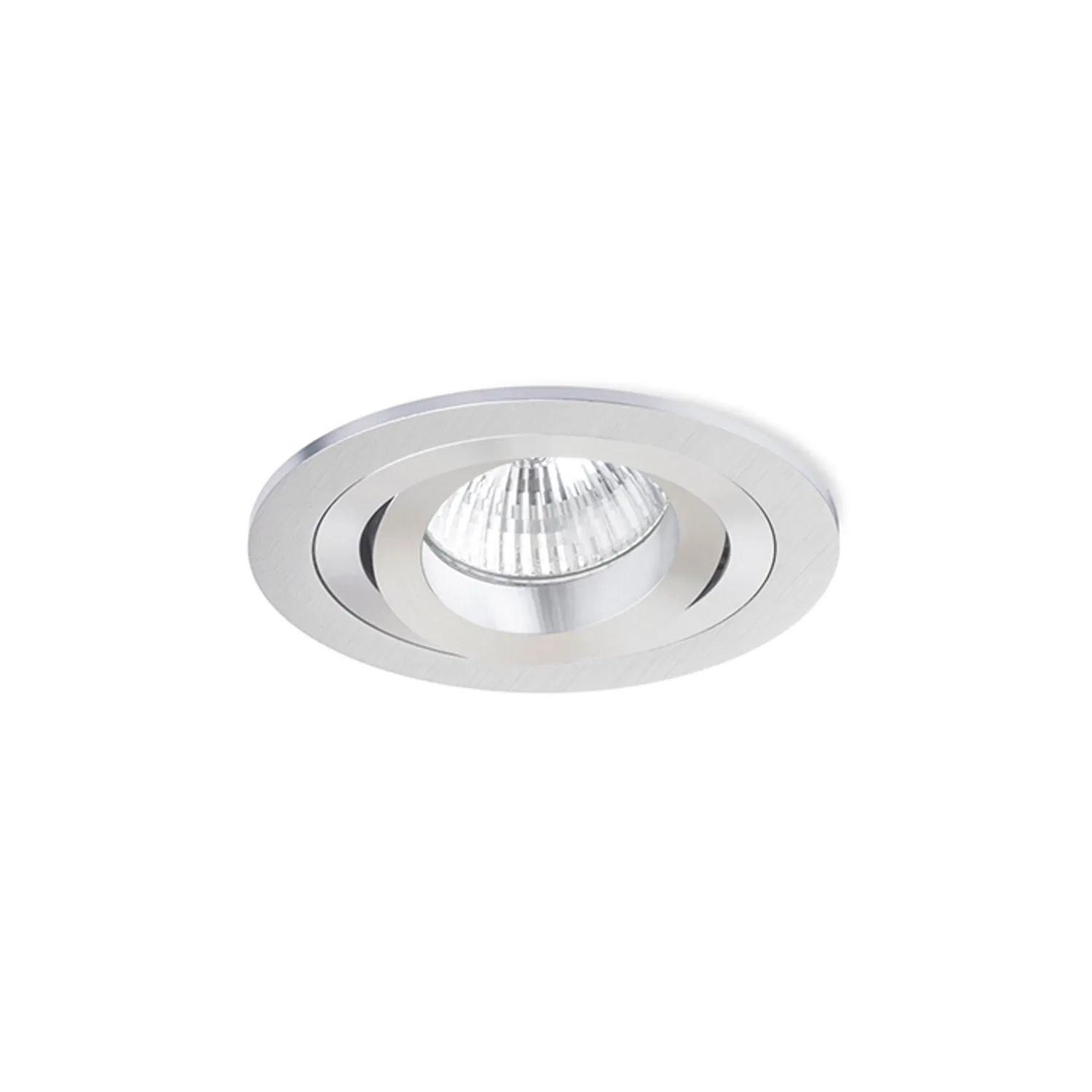 Rendl Pasadena GU10 spot incastrat aluminiu periat orientabil
