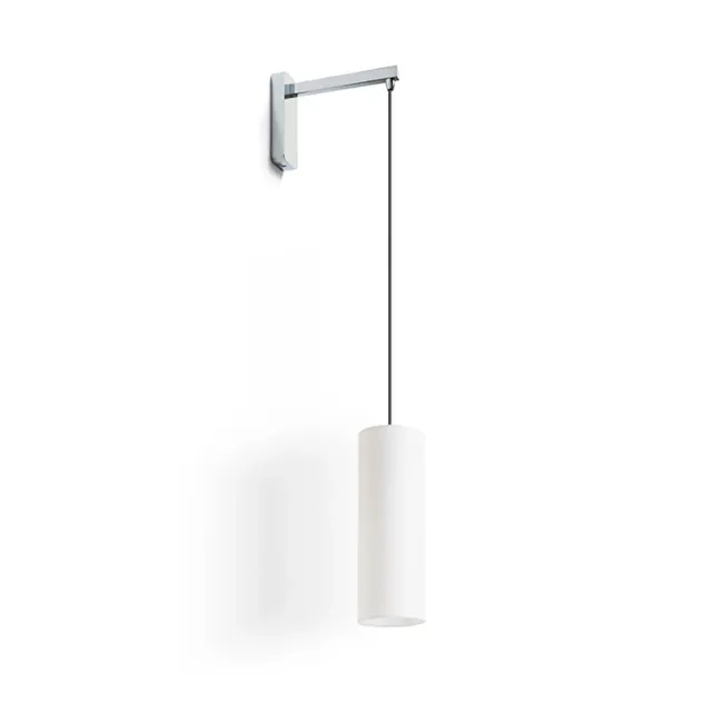 Rendl Light Studio HUDSON aplica perete alb crom textil