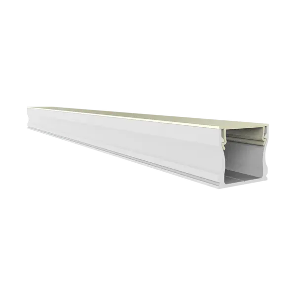 Aurora Deep Profile Kit profil LED aluminiu 1m cu difuzor mat