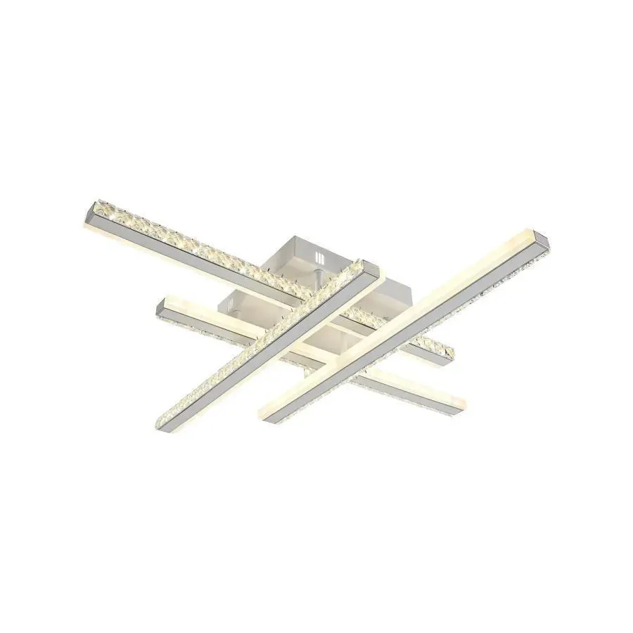 Alessandro Design Abigaia 136W lustra LED alba 4 elemente