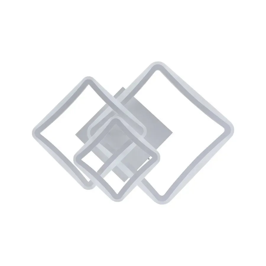 Alessandro Design Faryda lustra LED 120W alba 3 patrate