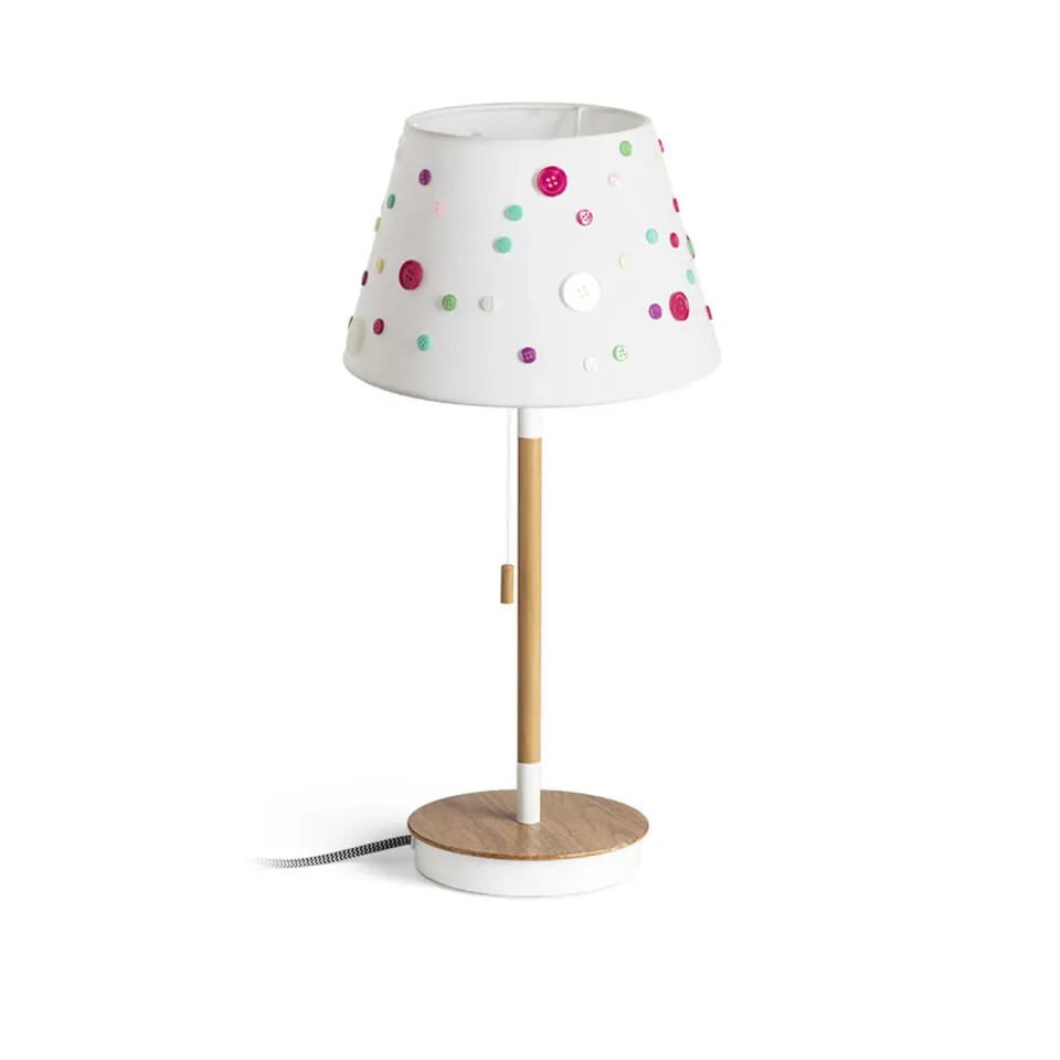 Rendl Light Studio Keith Delisa veioza E27 alba cu USB