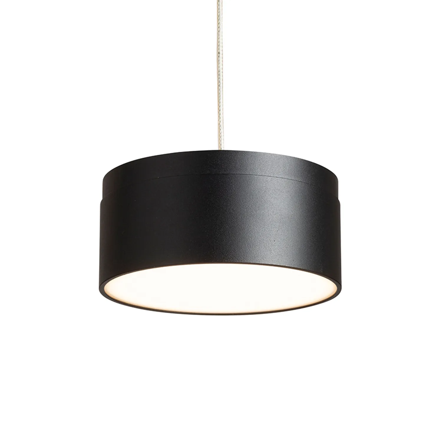 Rendl Light Studio Sfera pendul LED negru-alb up-down