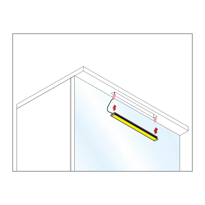 Furnika PI 29x15 profil LED aluminiu argintiu