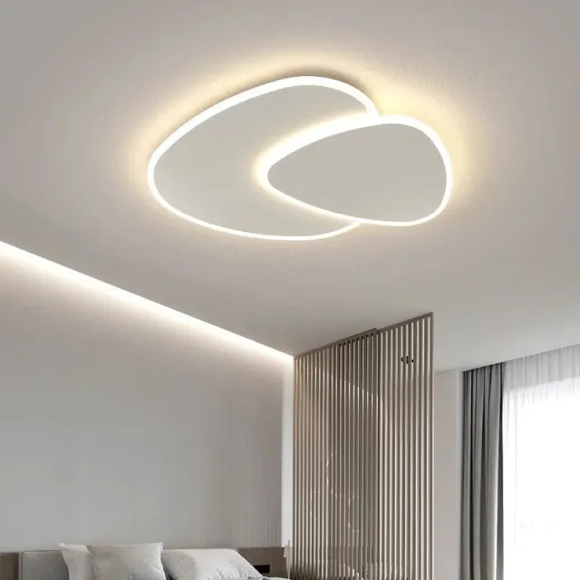 Alessandro Design Futura Lumina lustra LED ovala 66W alba