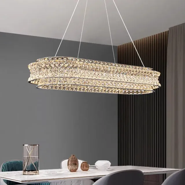 Alessandro Design LLC160/750X350CH lustra LED 71W aurie dimabila