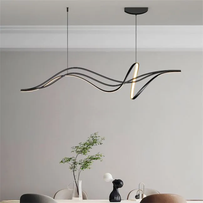 Alessandro Design Libre LT1130BK lustra LED neagra 42W dimabila