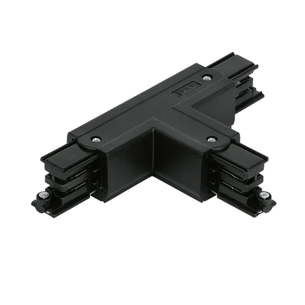 Aurora Global Conector T Șină Trifazată Negru 16A Stânga