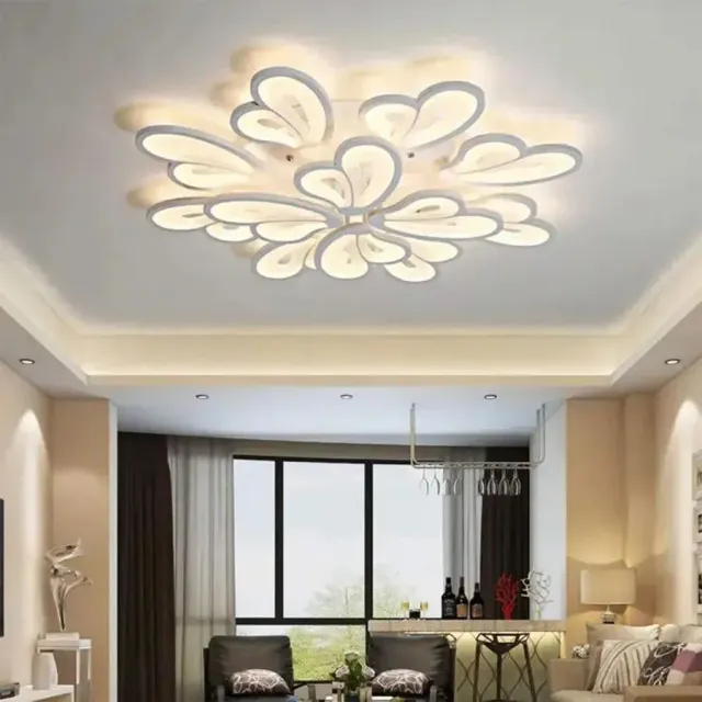 Alessandro Design Blossom lustra LED alba 146W 12 petale
