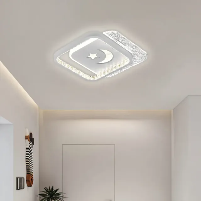 Alessandro Design Peru 38W lustra LED alba 2 patrate