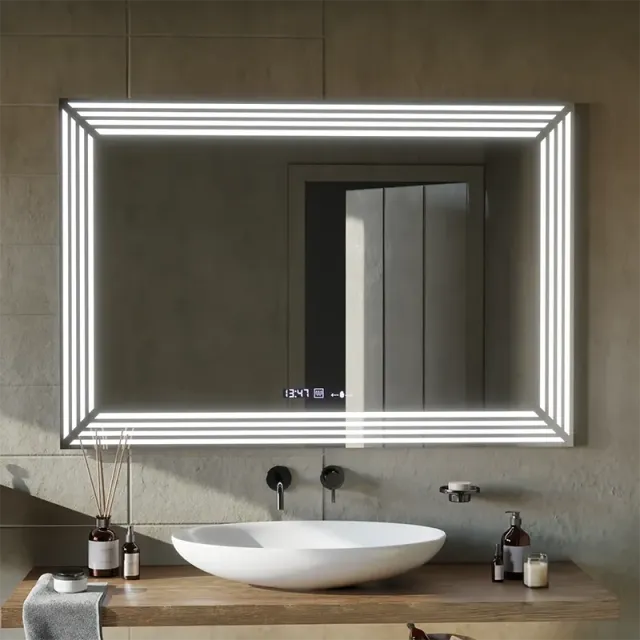 Alessandro Design Venezia oglinda LED 120x80 cm dezaburire