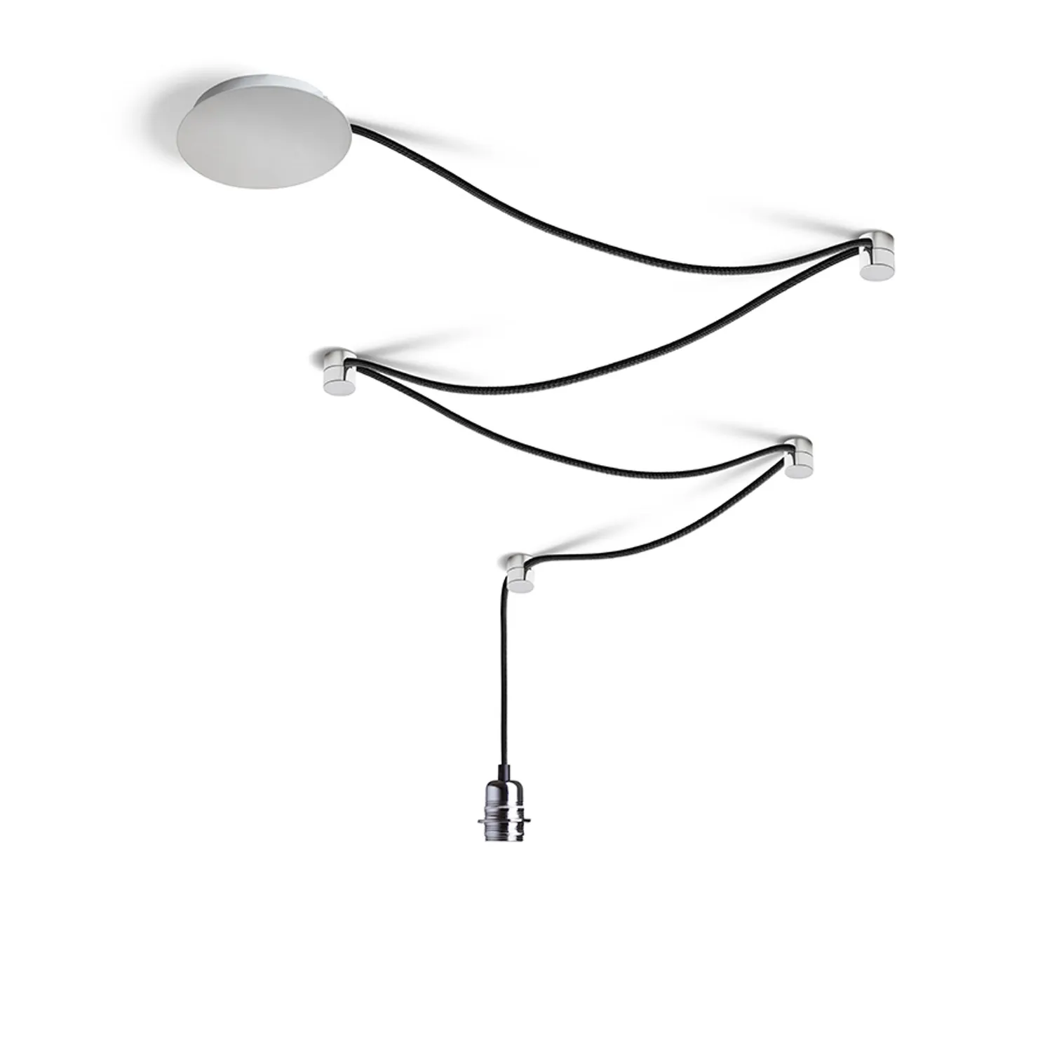 Rendl Light Studio Spider I suspensie negru 4 brate