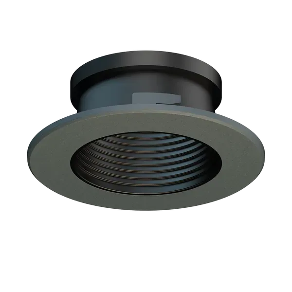 Aurora R6 rama spot IP65 gri antracit baffle negru