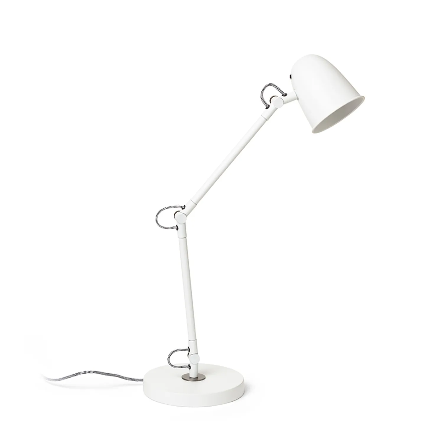Rendl Light Studio Danny Bord Veioză alb nichel mat E14