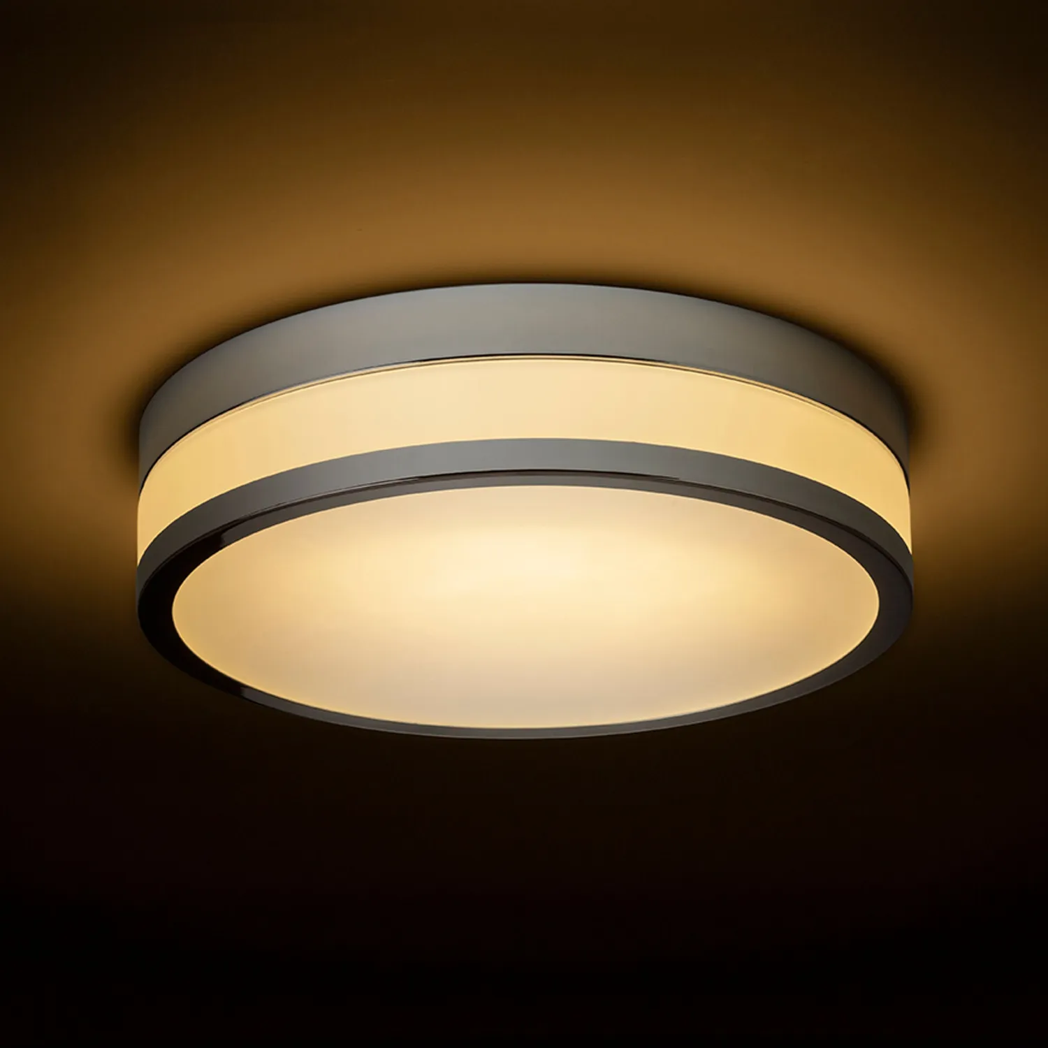 Rendl Cira 35 plafonieră LED IP44 opal crom