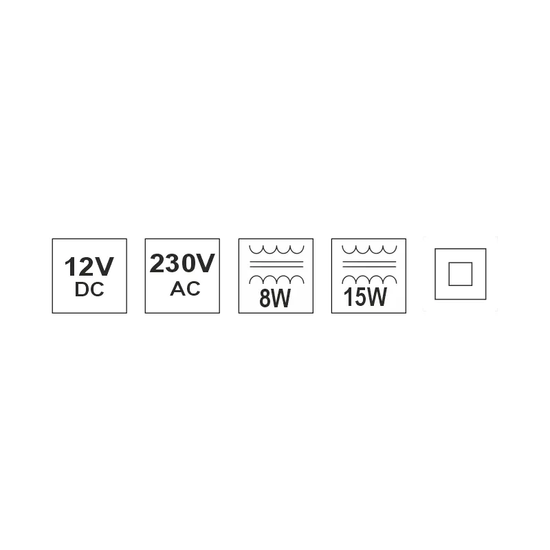 Furnika 8W/15W driver LED IP20 interior