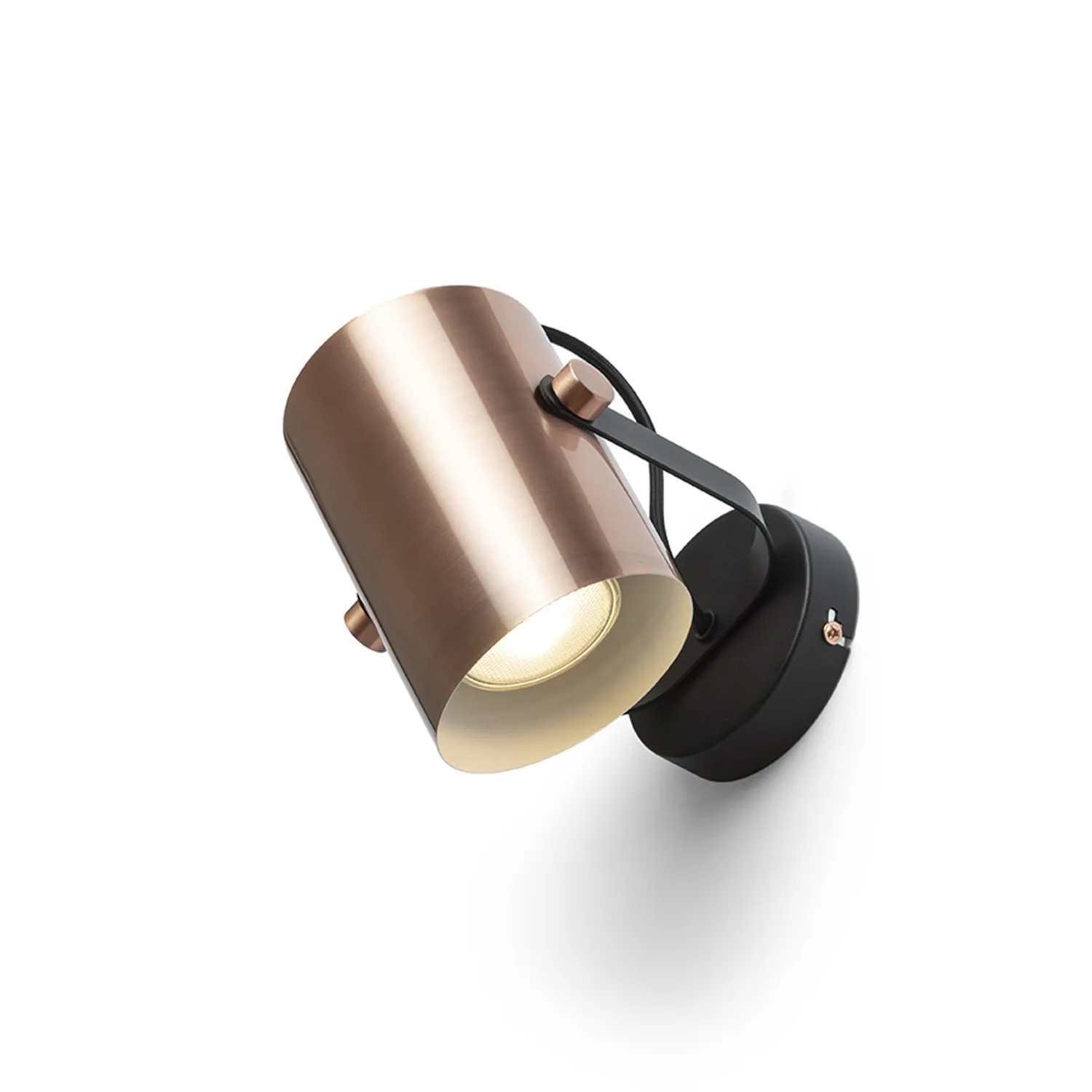 Rendl Haren spot cupru negru E27 directiv