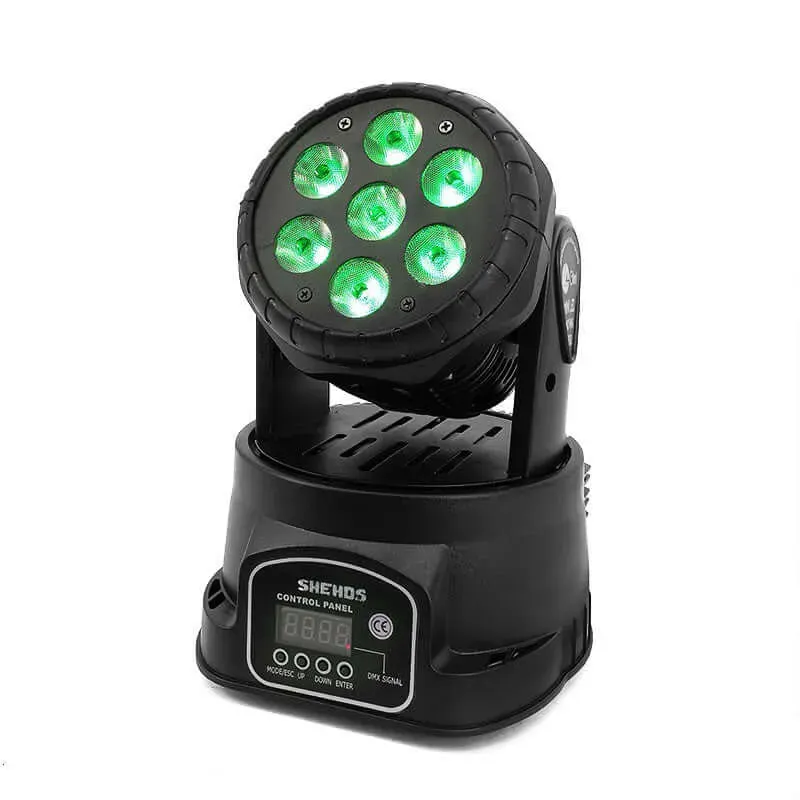 Shehds Wash 7x12W moving head RGBWA 84W