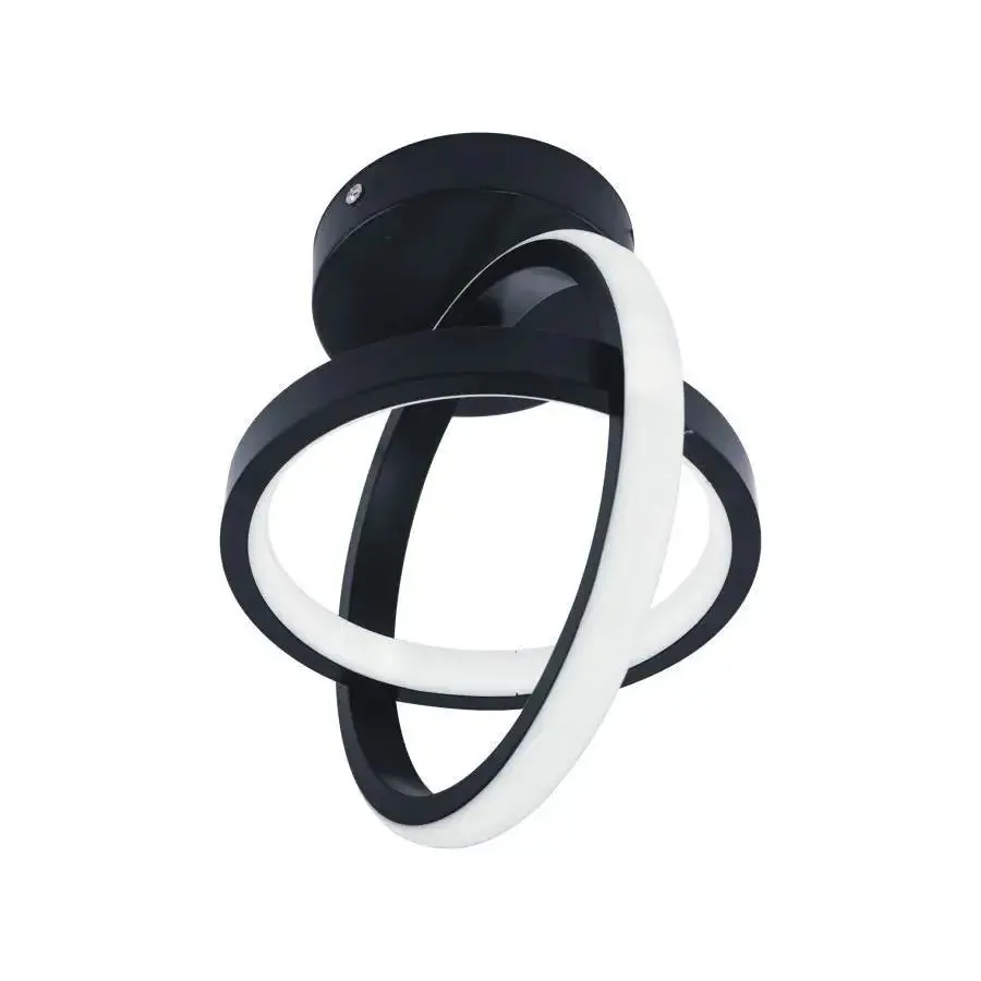 Alessandro Design VERTEX GYRO Lustra LED Neagra 42W