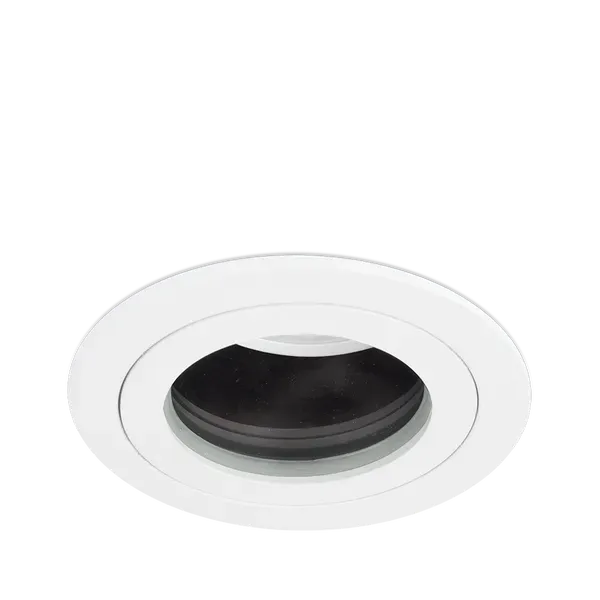 Aurora EDLM spot fix IP65 alb mat cu interior negru