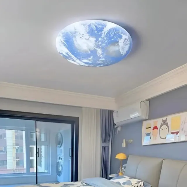 Alessandro Design EARTH lustra LED 41W 30cm albastra