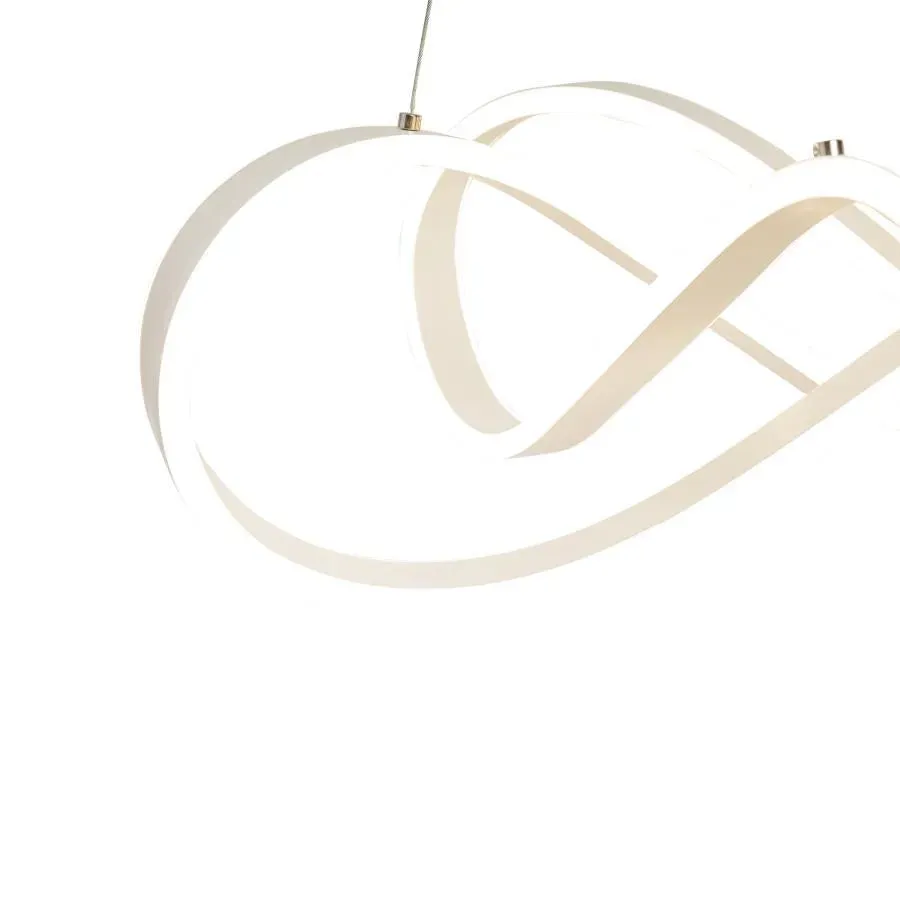 Alessandro Design INFINITY HALO 69W lustra LED alba dimabila