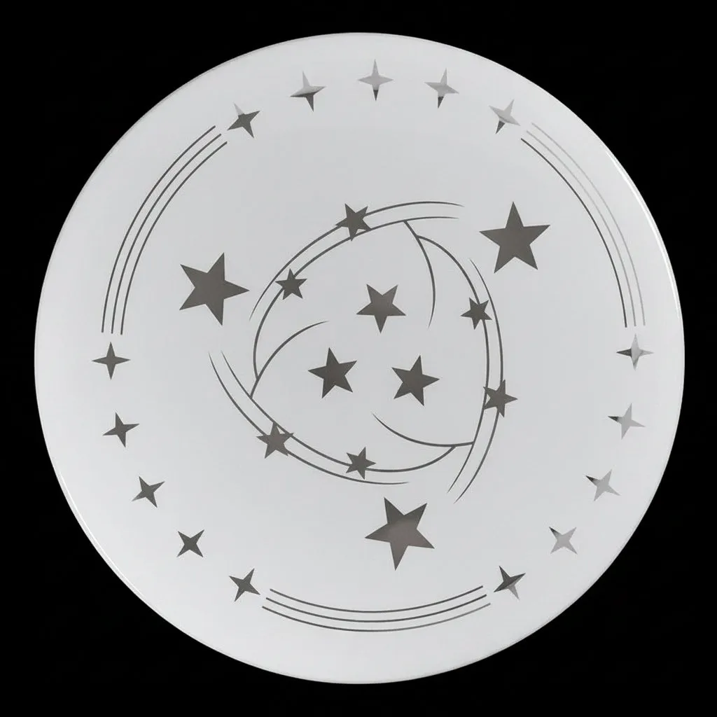 Alessandro Design Star plafoniera LED 35 cm alba 31W