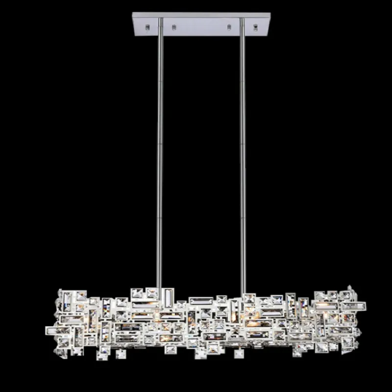 Alessandro Design Nexora Regalis 10xE14 candelabru cristal 78cm